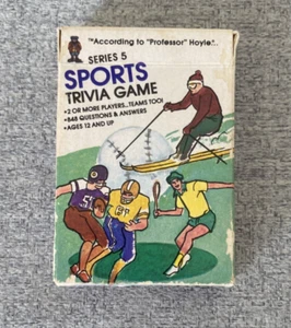 Vintage 1984 Sports Trivia Card Game Series 5 Kartenspiel Prof. Hoyle KOMPLETT - Bild 1 von 6