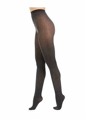 Medias INC International Concepts espiga metálicas negras M/L 5'2"-6'0" 165-200 Foto 1 de 4