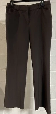 Pantalones de vestir Worthington corte moderno talla 8 pantalones marrón chocolate corte bota Foto 1 de 4