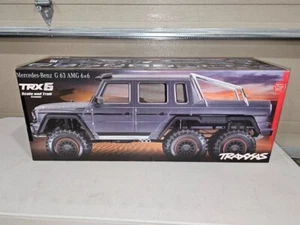 Tamiya 1/10 TRX6 Mercedes Benz G63 AMG 6x6 RTR, SILVER, BRAND NEW in SEALED BOX - Picture 1 of 9