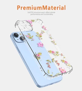 For Sony Xperia ACE2 Xperia 5 8 10 II IV Flower Shockproof Slim TPU Cover Case - Picture 1 of 17
