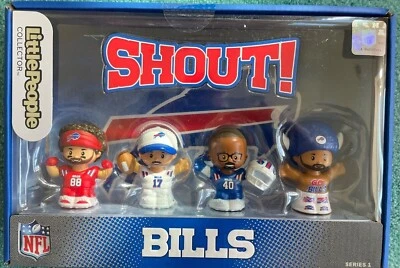 Juego de coleccionista Little People Buffalo Bills 2023 Josh Allen Von Miller Dawson Knox Foto 1 de 3