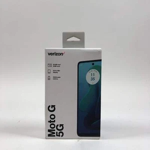 New Verizon Motorola Moto G 5G 32GB Sage Green motxt2417dpp - Picture 1 of 6