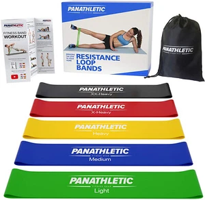 Resistance Bands Set Loop Exercise Fitness Workout Home Gym Strength Training - Picture 1 of 9