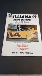 Illiana Motor Speedway Program Schereville Indiana 1981 - Picture 1 of 3