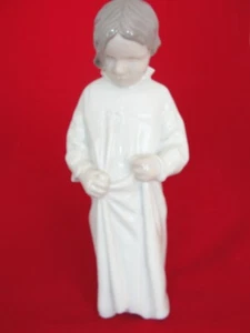 1624 BING GRONDAHL COPENHAGEN VINTAGE FIGURINE GIRL GOOD MORNING - Picture 1 of 4