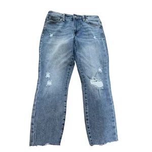 Regeneration Celebrity Pink 5/27 Distressed Raw Hem Jeans - Picture 1 of 8