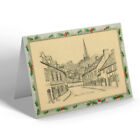 CHRISTMAS CARD Vintage Worcestershire - Hanover Street, Bromsgrove