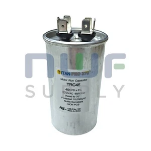 Packard TRC45 Titan PRO Laufkondensator 45 MFD 370 Volt, rund - Bild 1 von 2
