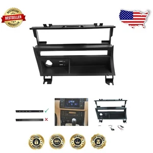 E46 Double DIN Stereo Dash Kit with HVAC Relocation for 1998-2006 BMW 3 Series - Zdjęcie 1 z 9