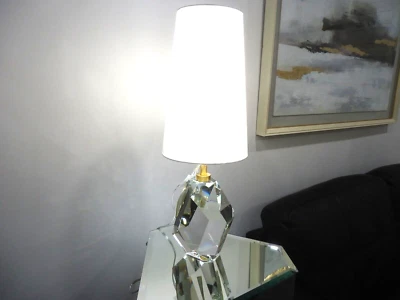 Lillian August Crystal Table Lamp New