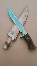 Buck Knife Bowie Knife Handmade Damascus Steel Knife Vinatage