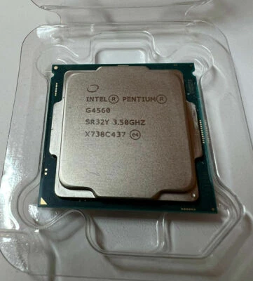 Intel Pentium G4560 3.5GHz LGA 1151 3MB 8GT/s Dual Core CPU Processor - Image 1 of 2