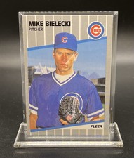 1989 Fleer Mike Bielecki Chicago Cubs