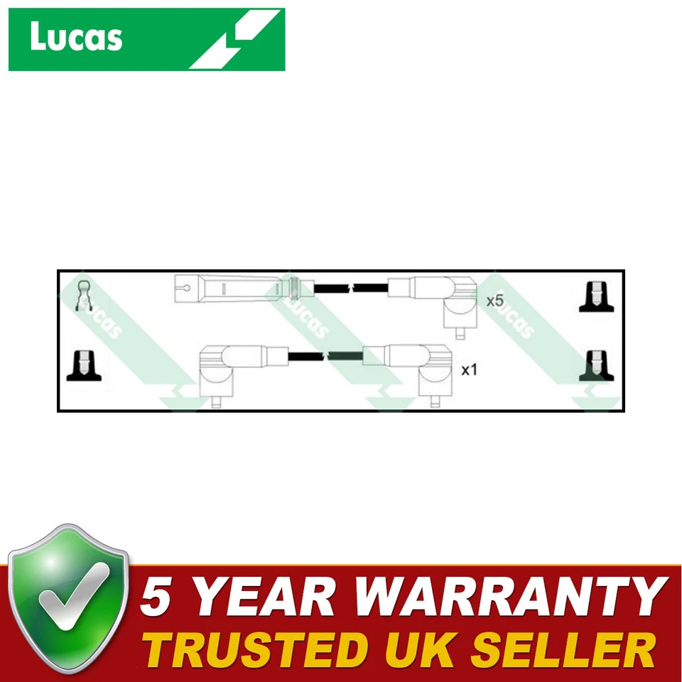 Lucas HT Ignition Leads For Audi Quattro Coupe 200 100 1.9 2.0 2.1 2.2 #2 — 第 1/2 张图片