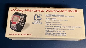 Radio reloj pulsera bidireccional dos FRS GMRS hasta 1,5 millas de alcance nuevo en caja - Imagen 1 de 2