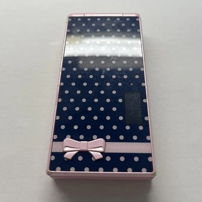 [BASURA] Docomo ESTILO serie Fujitsu F-06D Niñas Feliz Rosa Teléfono Abatible Foto 1 de 4