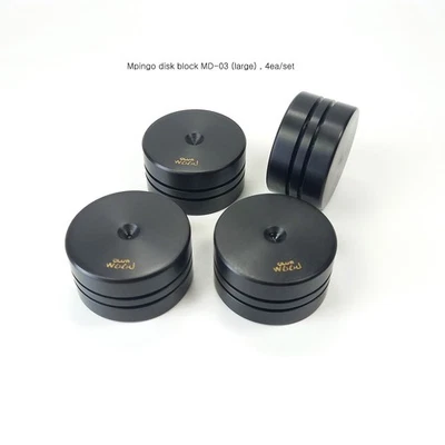 Ebony Mpingo Audio feet base Disk block insulator isolator clubWOOD - Image 1 of 4