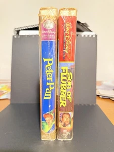 Peter Pan 1998 VHS Clamshell Edition 45th Anniversary Limited / Son Of Flubber - Picture 1 of 3