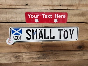 SCOTLAND, EURO TAG, BMW, European style License Plate, custom, ANY TEXT - Bild 1 von 3