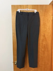 J. Crew Ruby Pant Pants Gray Grey Office Polyester Viscose Blend NWT Size 10 - Picture 1 of 13