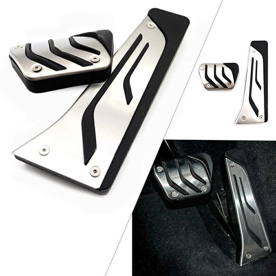 Kit de cubierta de pedales de freno de gas de pie de coche para BMW Serie 1/2/3/4/5/6/7/8 X1/3/4/5/6 Z4 Foto 1 de 4