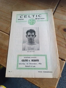 Celtic v Hearts Scottish League 1/12/1956 Heart Of Midlothian (19) - Picture 1 of 6