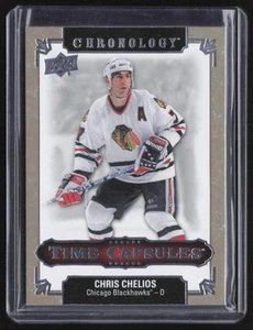 2018-19 Chronology Time Capsules Rip Cards Chris Chelios #TC-15 RIPPED - Picture 1 of 2
