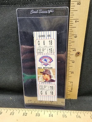 Vintage Baseball Game Ticket Deion Sanders Pre Rookie Albany Yankees 7/15/90 New - Image 1 of 2