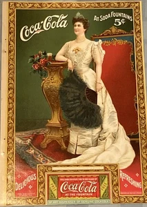 1905 Lillian Nordica Coca Cola a colori - #1 annuncio di 8 .Ha rilegatura Mag - Sh gratis - Foto 1 di 16