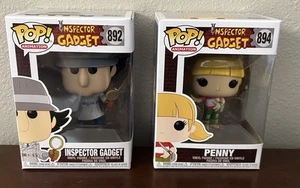 Funko Pop! Inspector Gadget #892 Inspector Gadget And Penny #894 With PP Vaulted - Picture 1 of 14