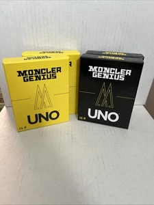 UNO 50th Anniversary Yellow n Black MONCLER Genius Mattel Creations,  - Picture 1 of 2
