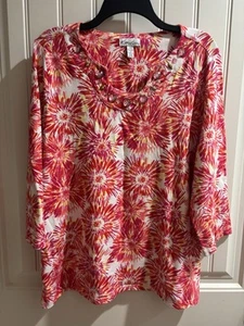 Kim Rogers Women’s Plus Sz 2x Knit Top - Picture 1 of 5