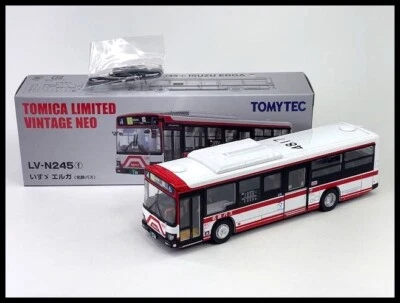 TOMICA Limited Vintage NEO LV-N245f Isuzu Erga Meitetsu Bus 1/64 TOMYTEC TOMYNEW - Image 1 of 4