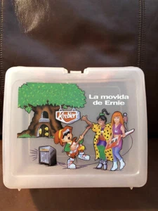 Keebler Ernie the Elf  Pink Plastic Lunchbox Only - Imagen 1 de 2