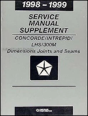 1998-1999 Concorde LHS 300M Intrepid Corpo Shop Manuale Chrysler Dodge Servizio - Immagine 1 di 2