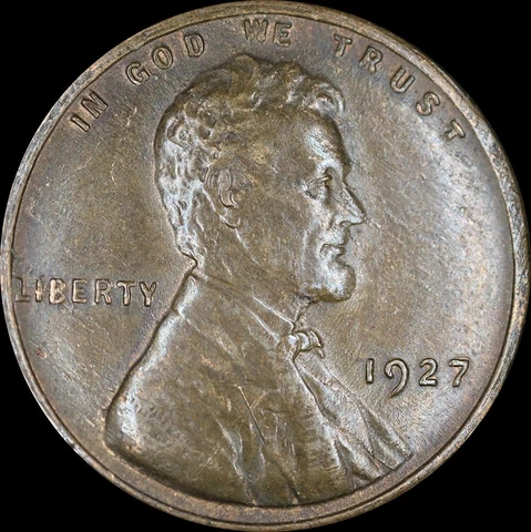 1927 wheat cent error - Lamination Cover