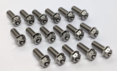 Aprilia RS 250, титановые сверленные полнодисковые болты, комплект болтов крепления ротора 95–03 Ti - Изображение 1 из 4