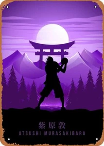Anime Poster Minimalist figure metal tin sign Atsushi Murasakibara Wall Decor - Picture 1 of 4