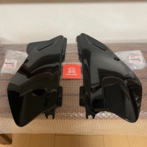 SUZUK 1996 - 2020I DR650SE BLACK SIDE FRAME COVERS LH RH OEM LEFT &RIGHT NEW - Bild 1 von 2