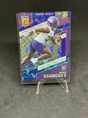 2022 Panini Donruss Elite - Status Explosion  #369/499 Brian Asamoah II (RC) - Image 1 of 2