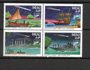 Palau 1985 Satz Halley Comet Briefmarken (Michel 97/100) postfrisch - Bild 1 von 1