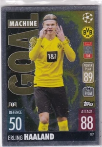 Máquina de goles Topps Match Attax Champions League 21/22 Nº 187 Erling Haaland - Imagen 1 de 1