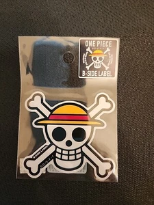 One Piece x B-Seite Etikett Aufkleber Strohhut Jolly Roger Logo wasserdicht US VERKÄUFER - Bild 1 von 2
