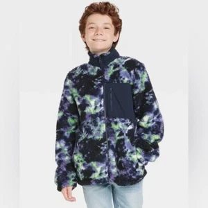 ART CLASS Unisex Zip-Up High Pile Fleece Jacket - Size XS (4/5) - Perfect Gift! - Picture 1 of 6
