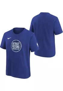 NBA Men's Detroit Pistons Nike Blue T-SHIRT/ L - Picture 1 of 8