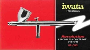 Iwata revolution HP-CR3 (0.3mm) dual action airbrush WITH R-3 Nozzle - Picture 1 of 2