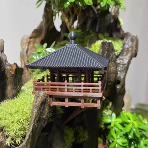Chinese Ancient Building Pavilion Model Scene Plastic Aquarium Bonsai Toys - Picture 1 of 7