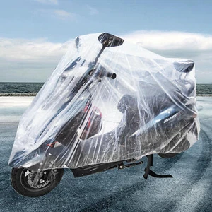 Clear Waterproof Dustproof Motorcycle Cover For Motorbike, Sport Bike,Scoote - Picture 1 of 12
