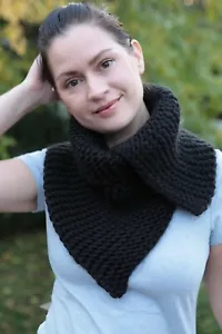 COWL neckwarmer knitting pattern - DREAM BIG COWL - Myla's Knit Corner - Picture 1 of 3